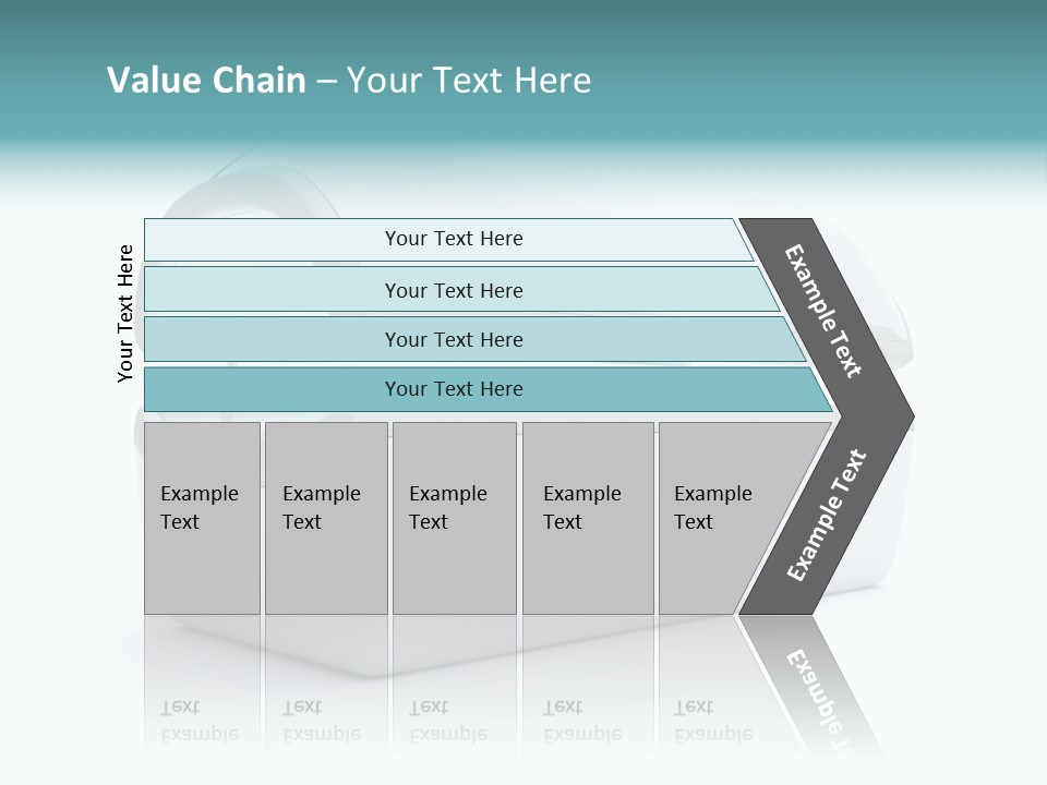 Tan Blue Spa PowerPoint Template