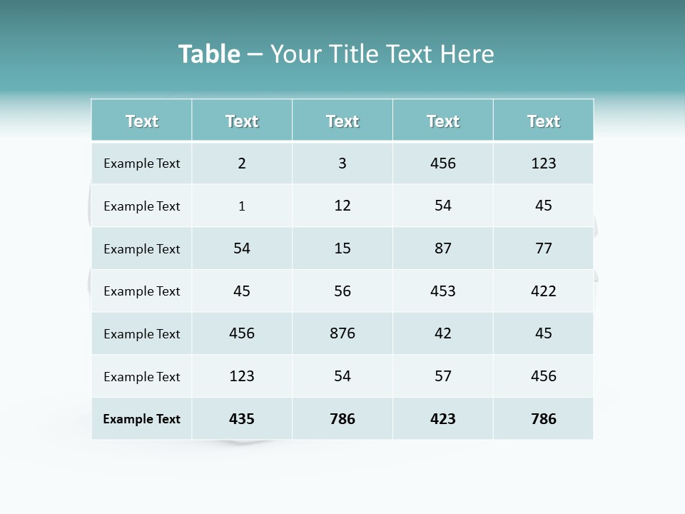 Tan Blue Spa PowerPoint Template