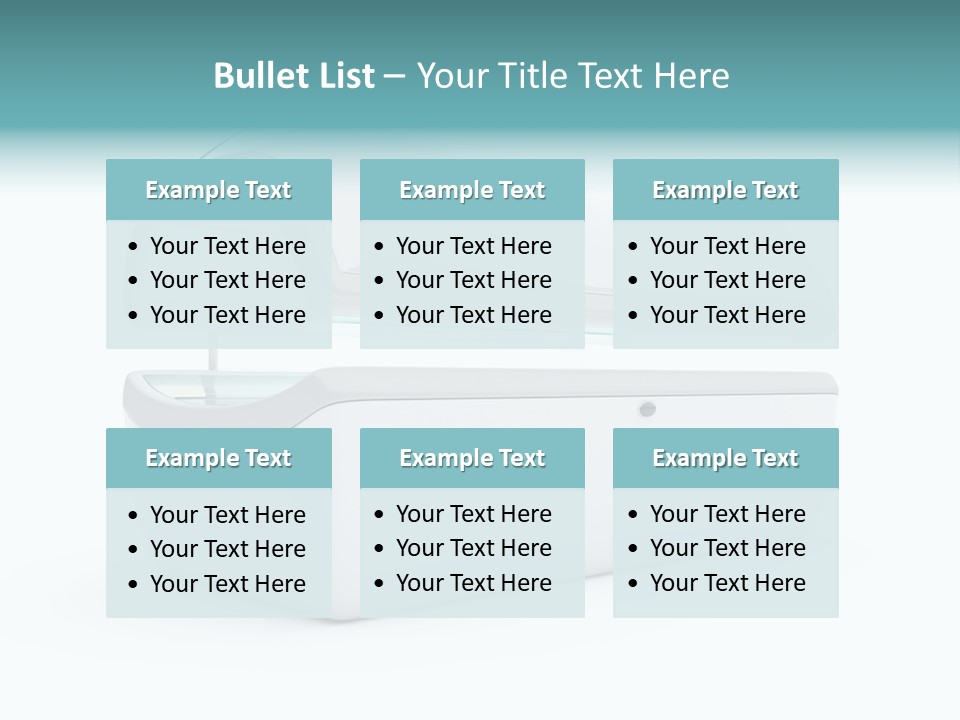 Tan Blue Spa PowerPoint Template