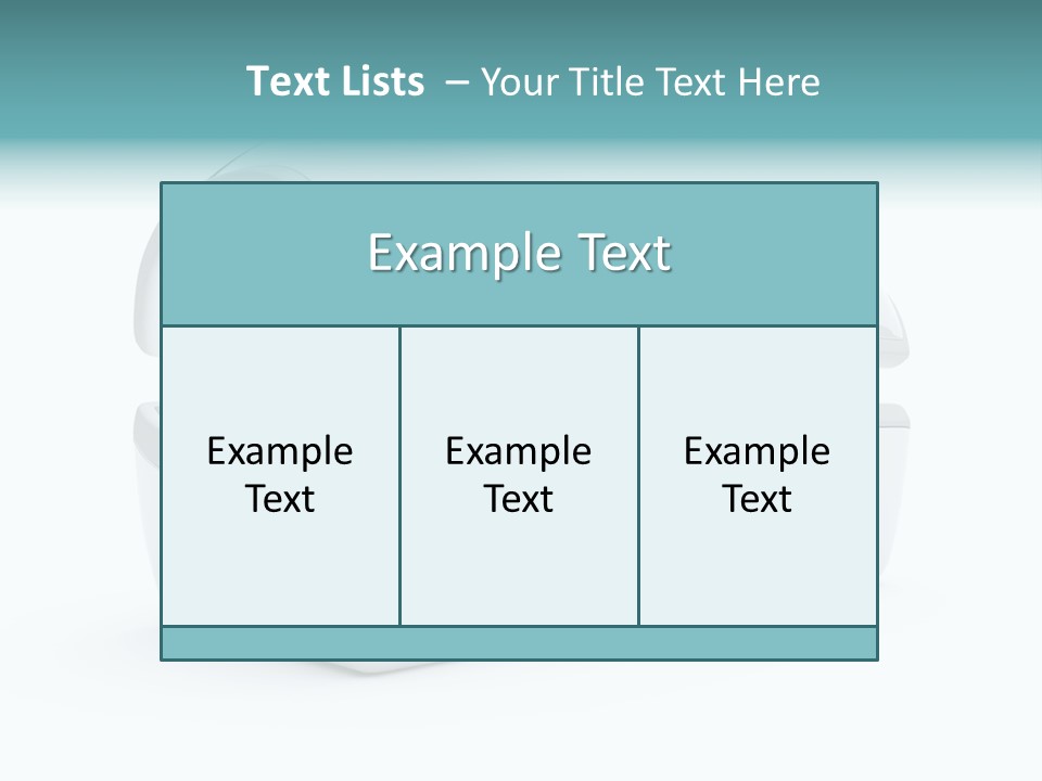Tan Blue Spa PowerPoint Template