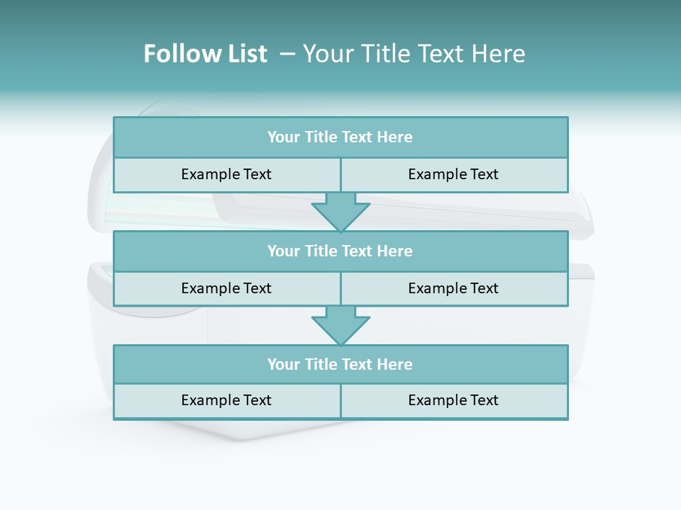 Tan Blue Spa PowerPoint Template