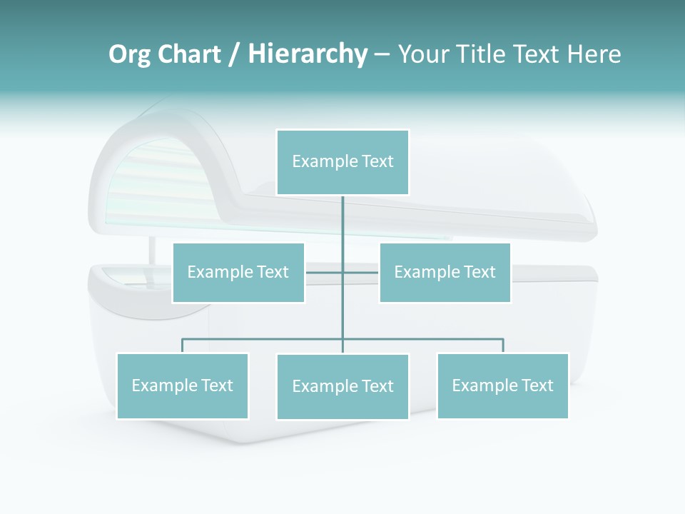 Tan Blue Spa PowerPoint Template