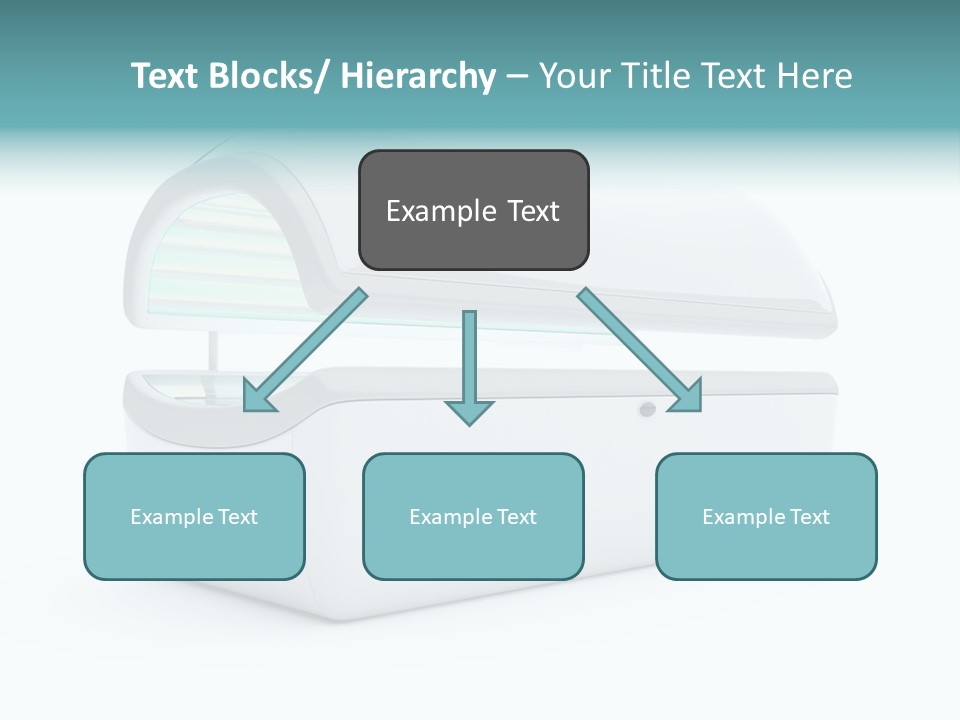 Tan Blue Spa PowerPoint Template