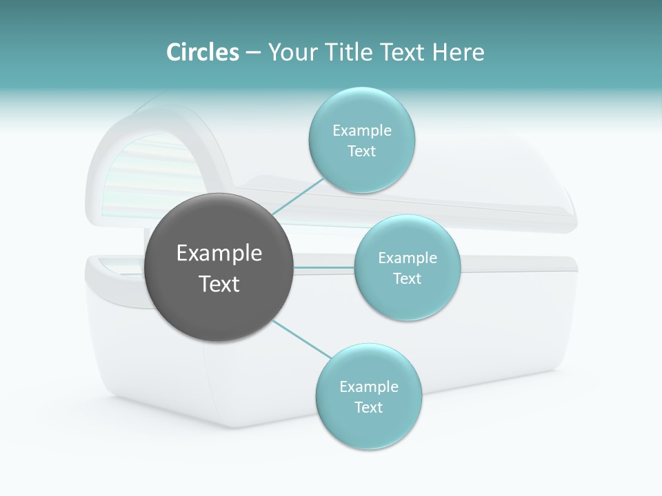 Tan Blue Spa PowerPoint Template