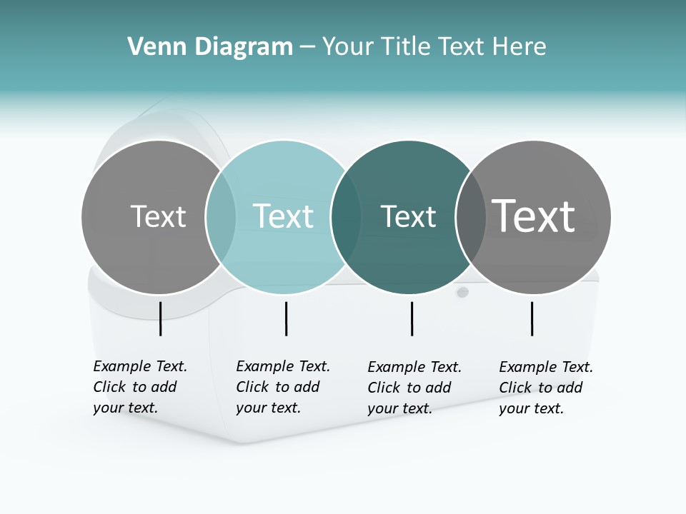 Tan Blue Spa PowerPoint Template