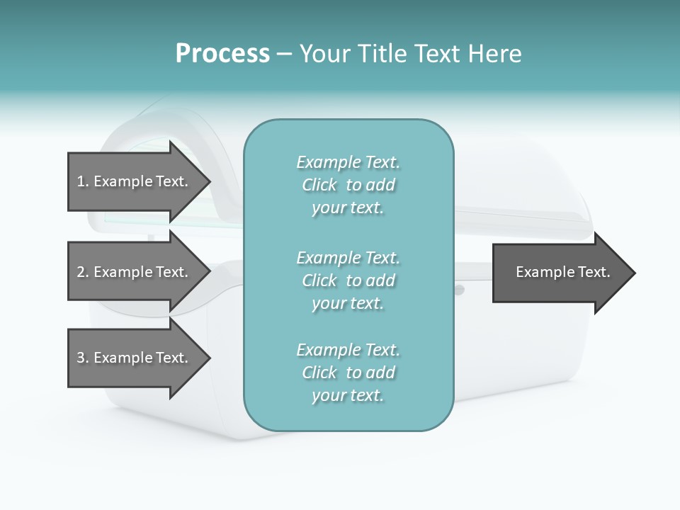 Tan Blue Spa PowerPoint Template