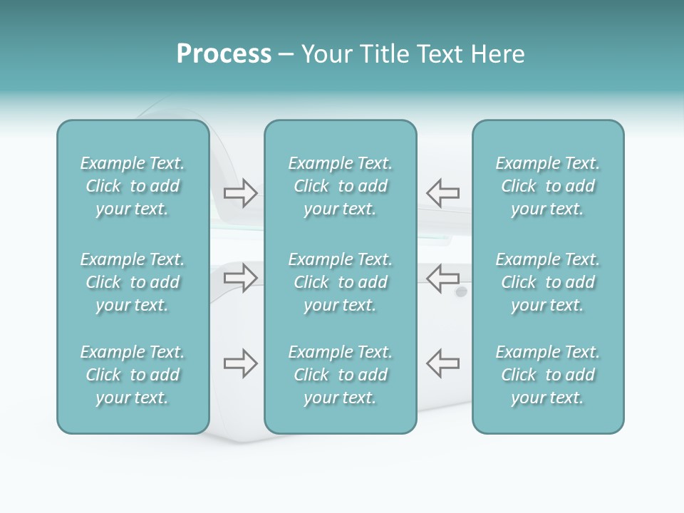 Tan Blue Spa PowerPoint Template