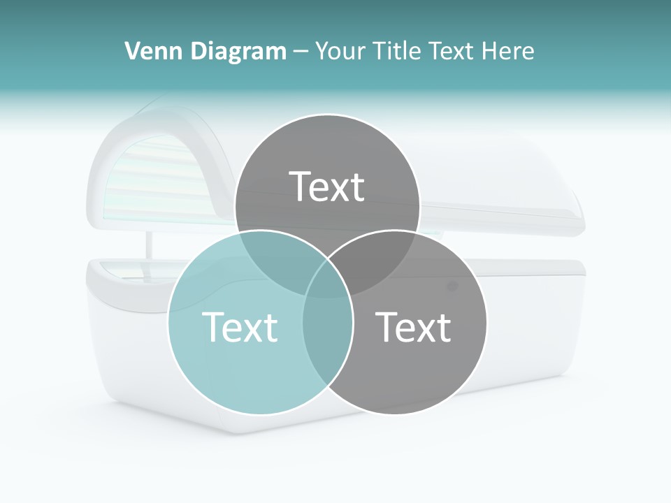 Tan Blue Spa PowerPoint Template