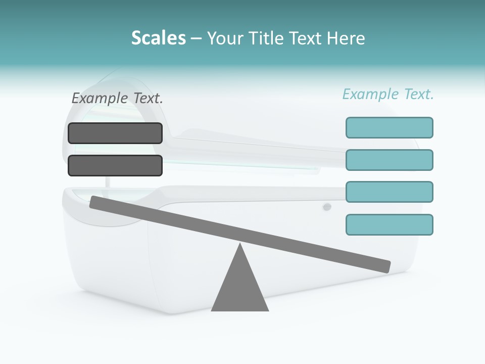 Tan Blue Spa PowerPoint Template