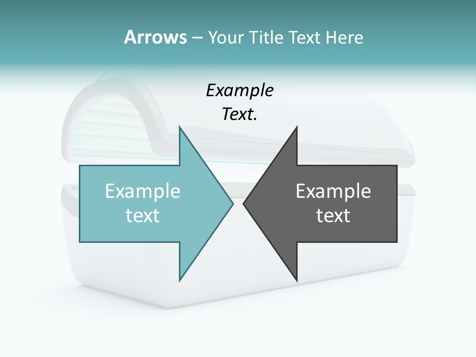 Tan Blue Spa PowerPoint Template