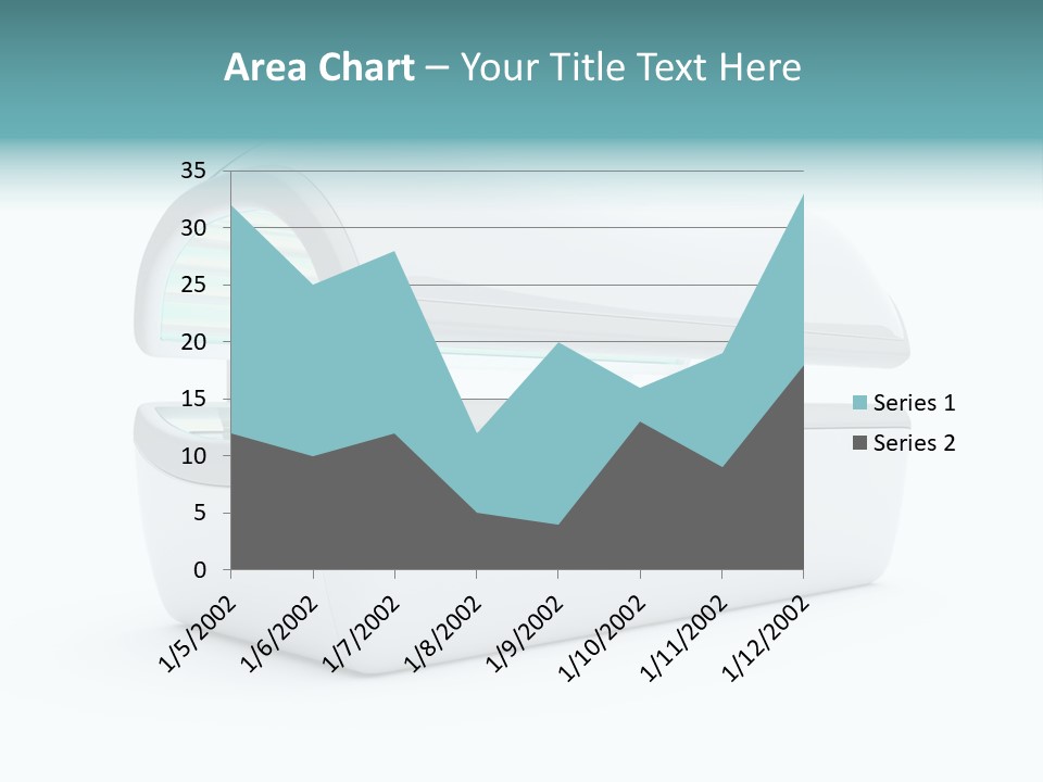 Tan Blue Spa PowerPoint Template