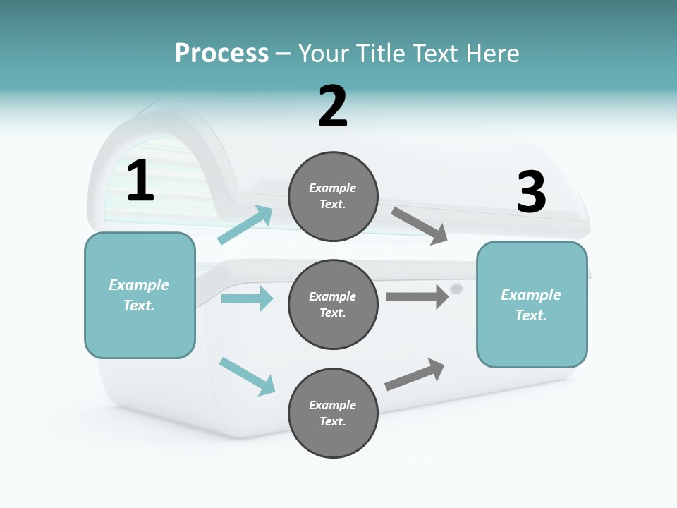 Tan Blue Spa PowerPoint Template