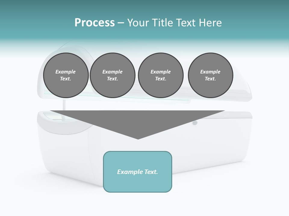 Tan Blue Spa PowerPoint Template