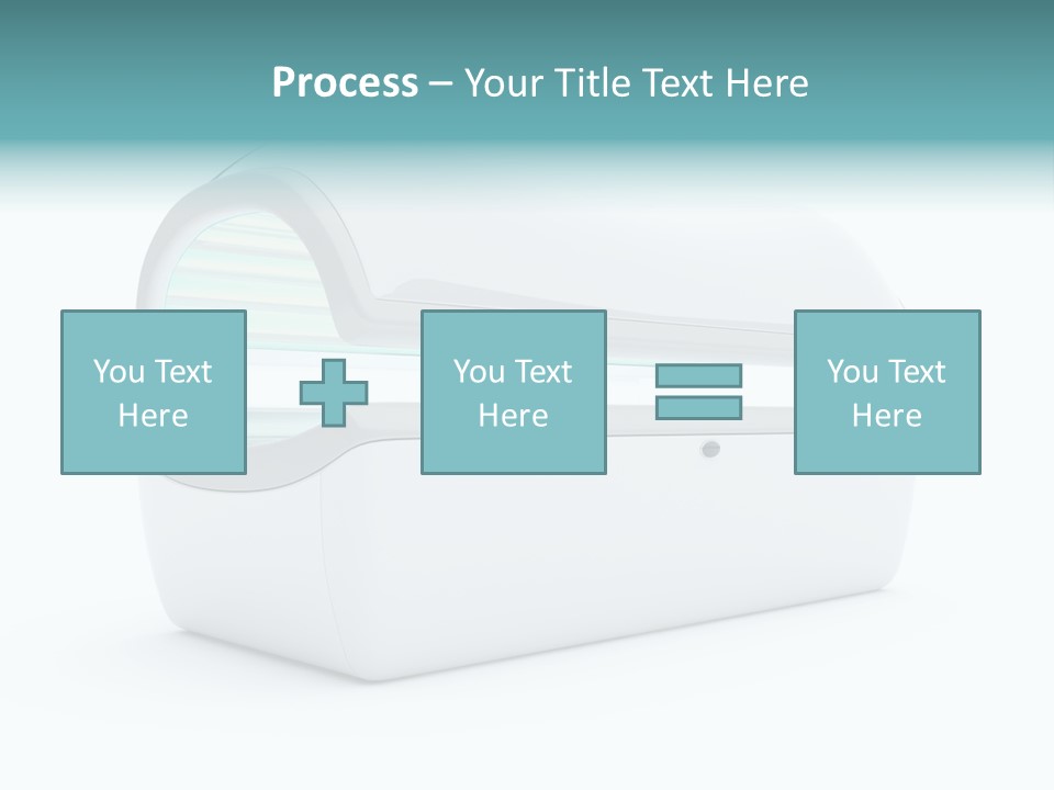 Tan Blue Spa PowerPoint Template