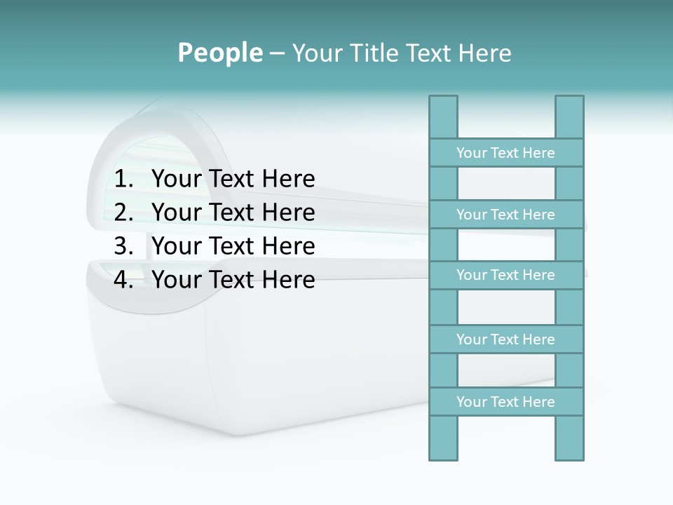 Tan Blue Spa PowerPoint Template