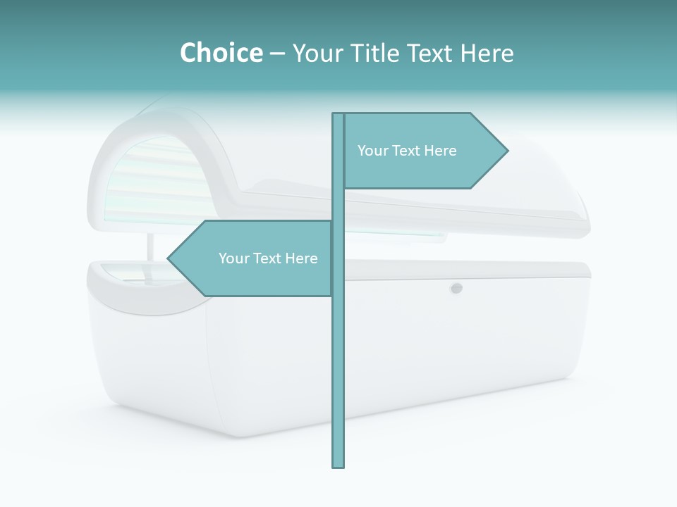 Tan Blue Spa PowerPoint Template