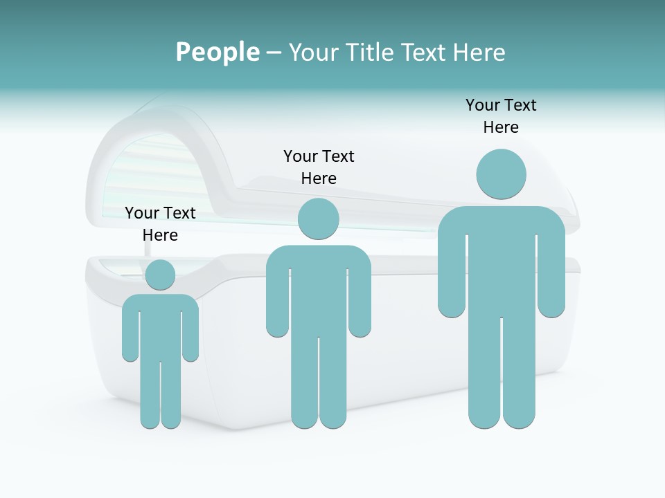 Tan Blue Spa PowerPoint Template