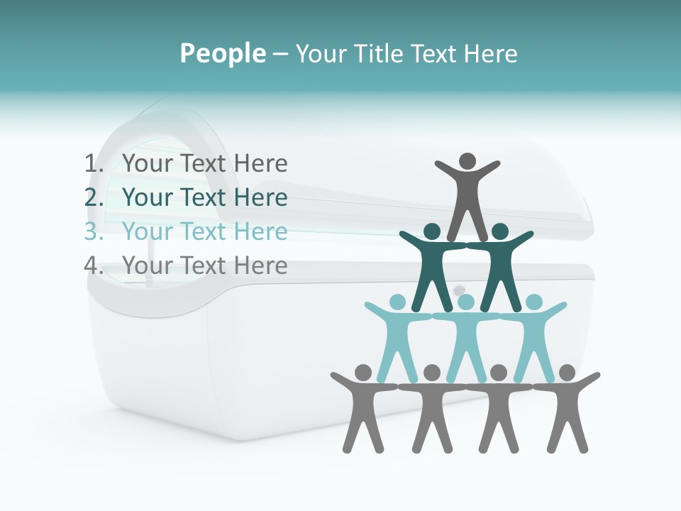 Tan Blue Spa PowerPoint Template