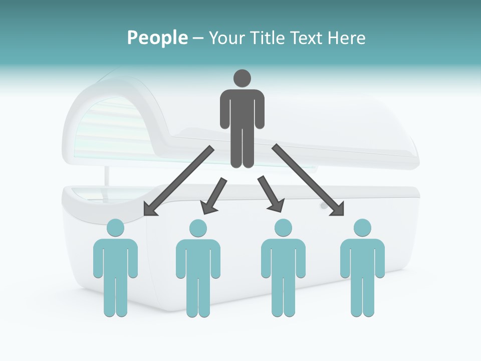 Tan Blue Spa PowerPoint Template