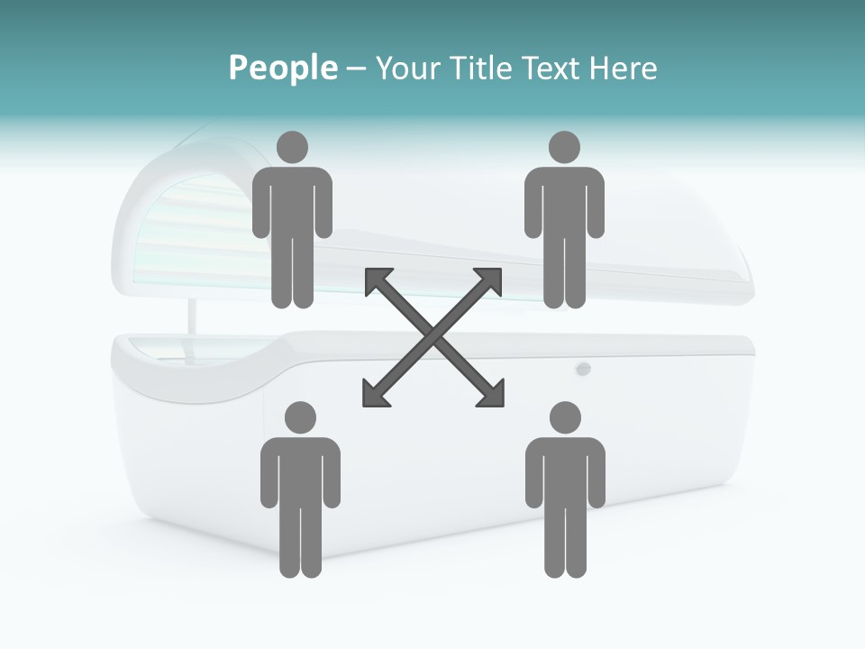 Tan Blue Spa PowerPoint Template