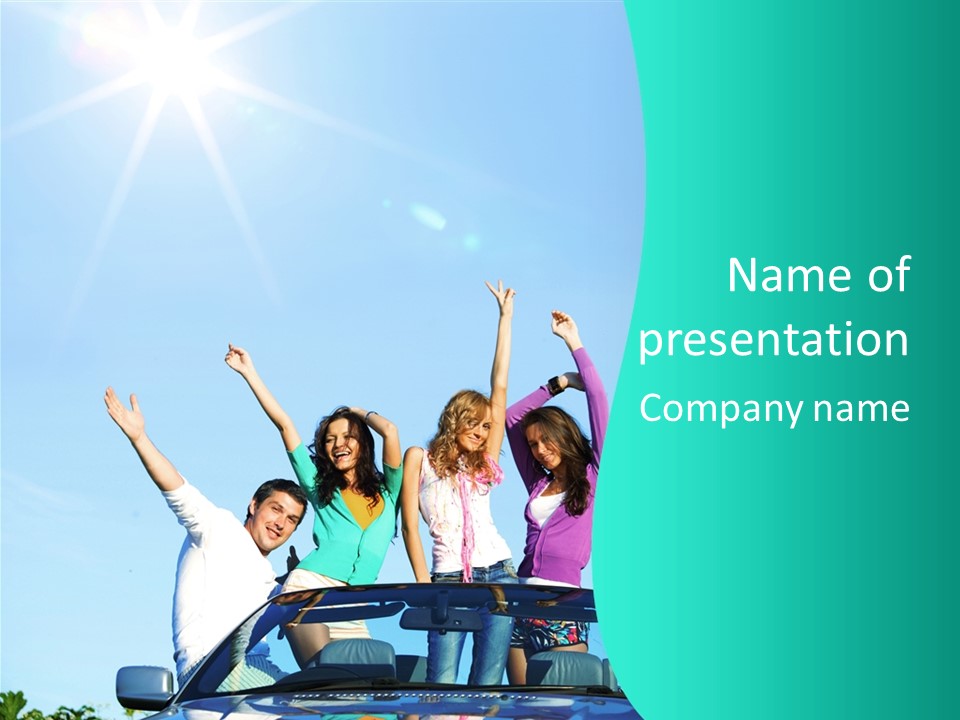 Together People Couple PowerPoint Template