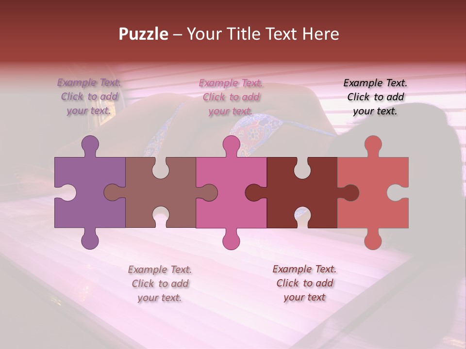 Healthcare Sunspot Suntan PowerPoint Template