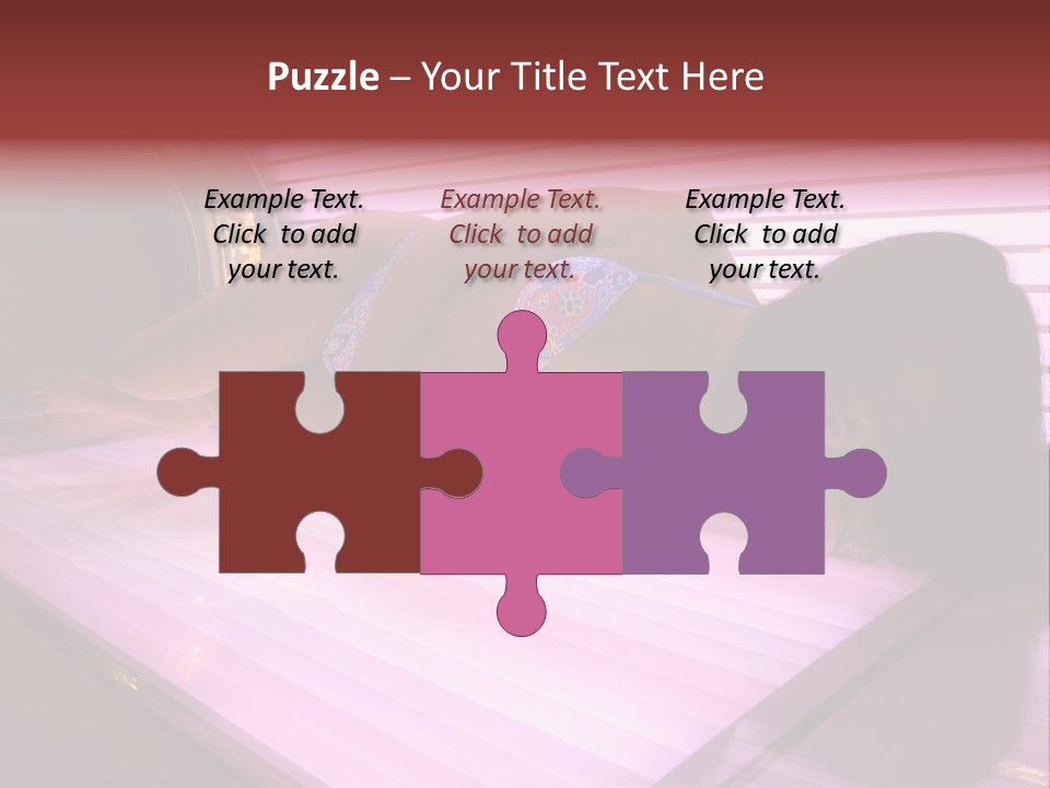 Healthcare Sunspot Suntan PowerPoint Template