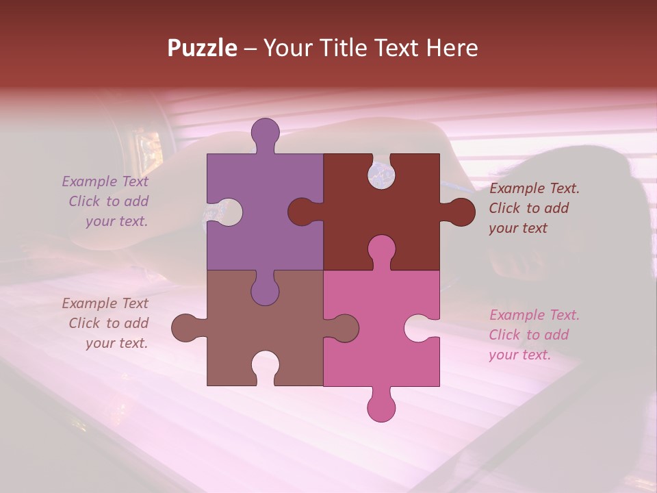 Healthcare Sunspot Suntan PowerPoint Template