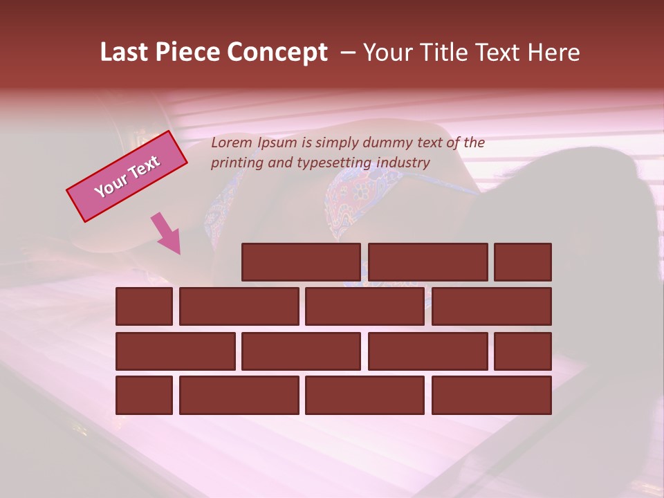 Healthcare Sunspot Suntan PowerPoint Template