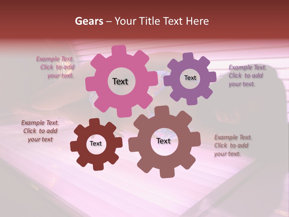 Healthcare Sunspot Suntan PowerPoint Template