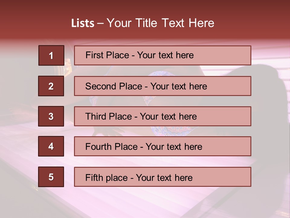 Healthcare Sunspot Suntan PowerPoint Template