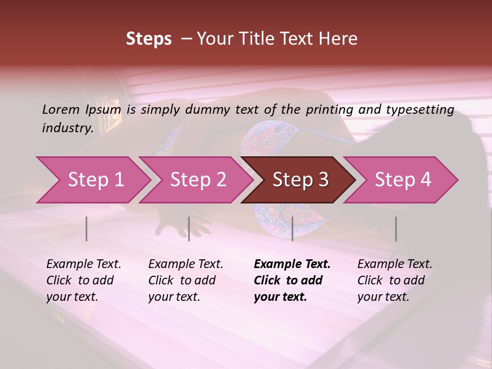 Healthcare Sunspot Suntan PowerPoint Template