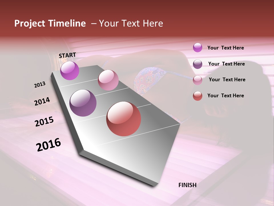 Healthcare Sunspot Suntan PowerPoint Template
