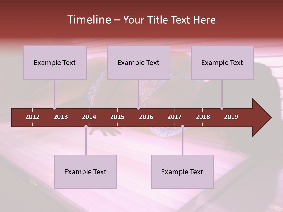 Healthcare Sunspot Suntan PowerPoint Template