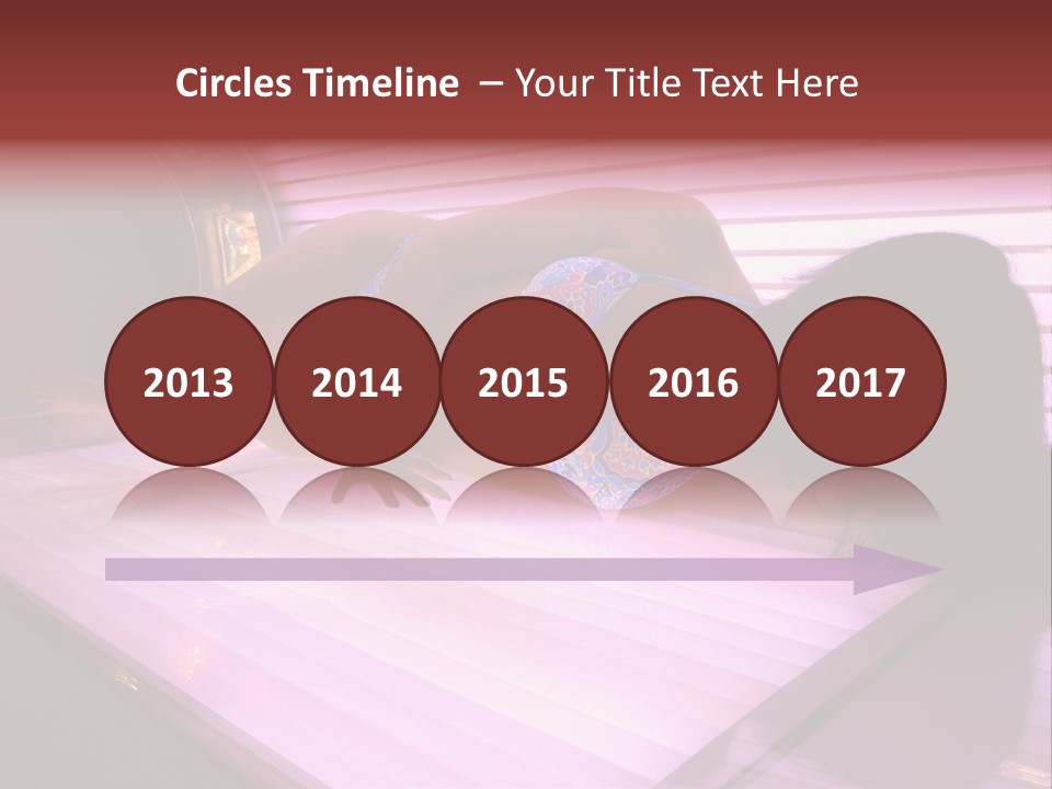 Healthcare Sunspot Suntan PowerPoint Template