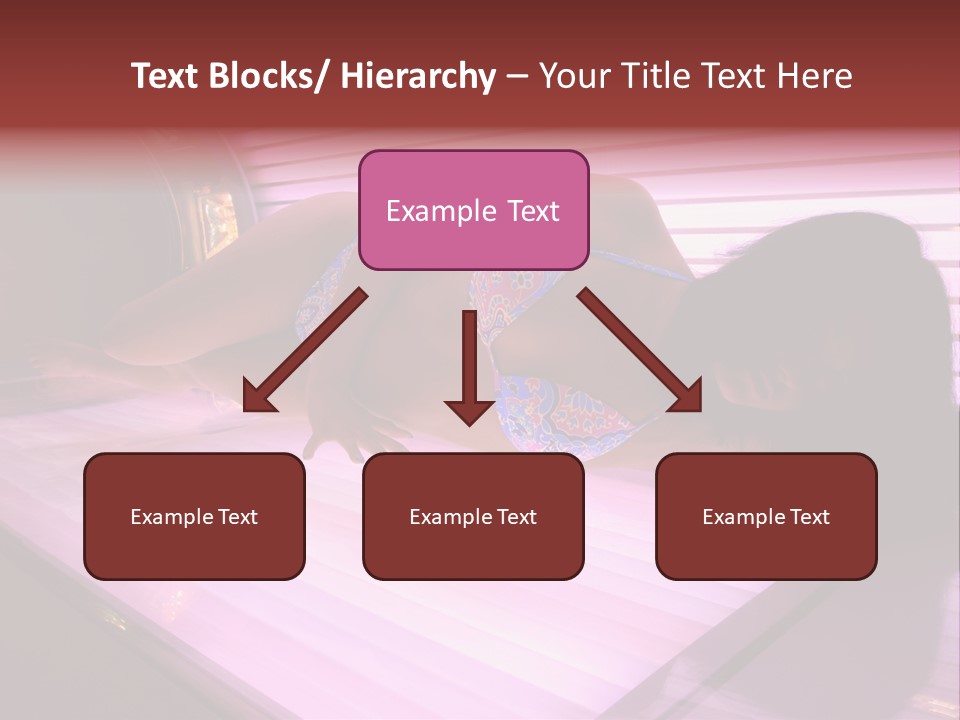 Healthcare Sunspot Suntan PowerPoint Template
