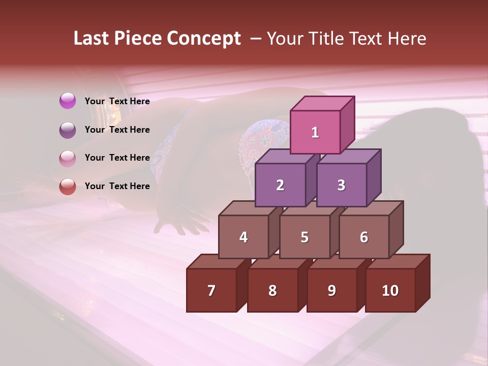 Healthcare Sunspot Suntan PowerPoint Template