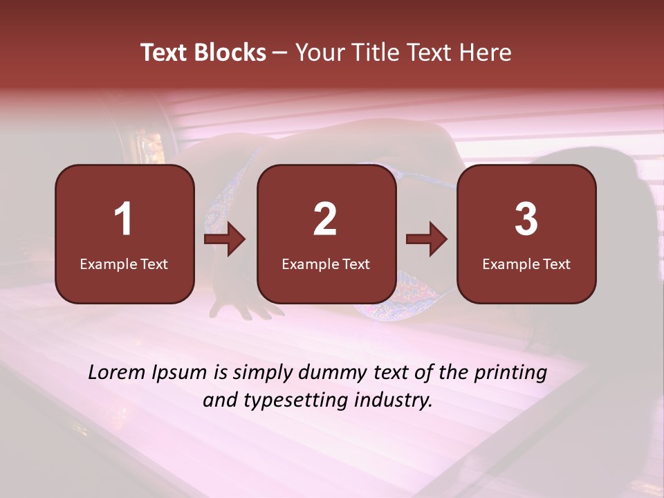 Healthcare Sunspot Suntan PowerPoint Template