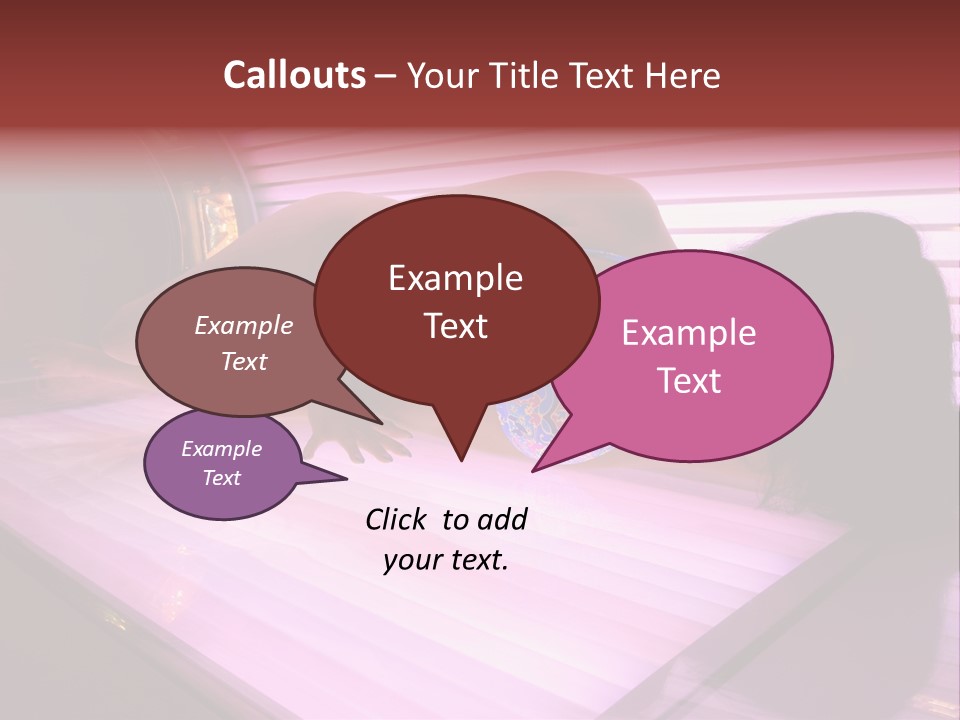 Healthcare Sunspot Suntan PowerPoint Template