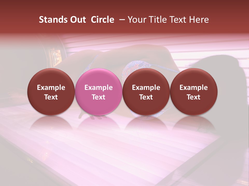 Healthcare Sunspot Suntan PowerPoint Template