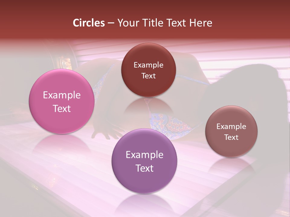 Healthcare Sunspot Suntan PowerPoint Template