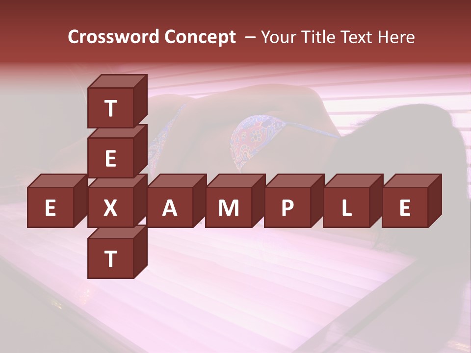 Healthcare Sunspot Suntan PowerPoint Template