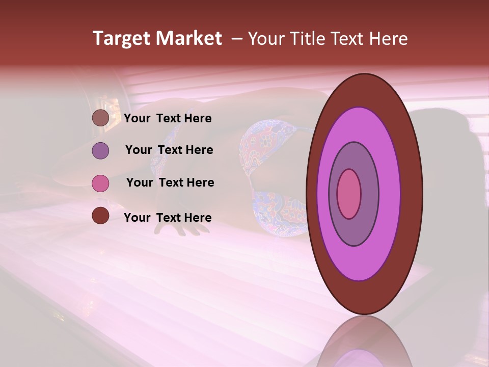 Healthcare Sunspot Suntan PowerPoint Template