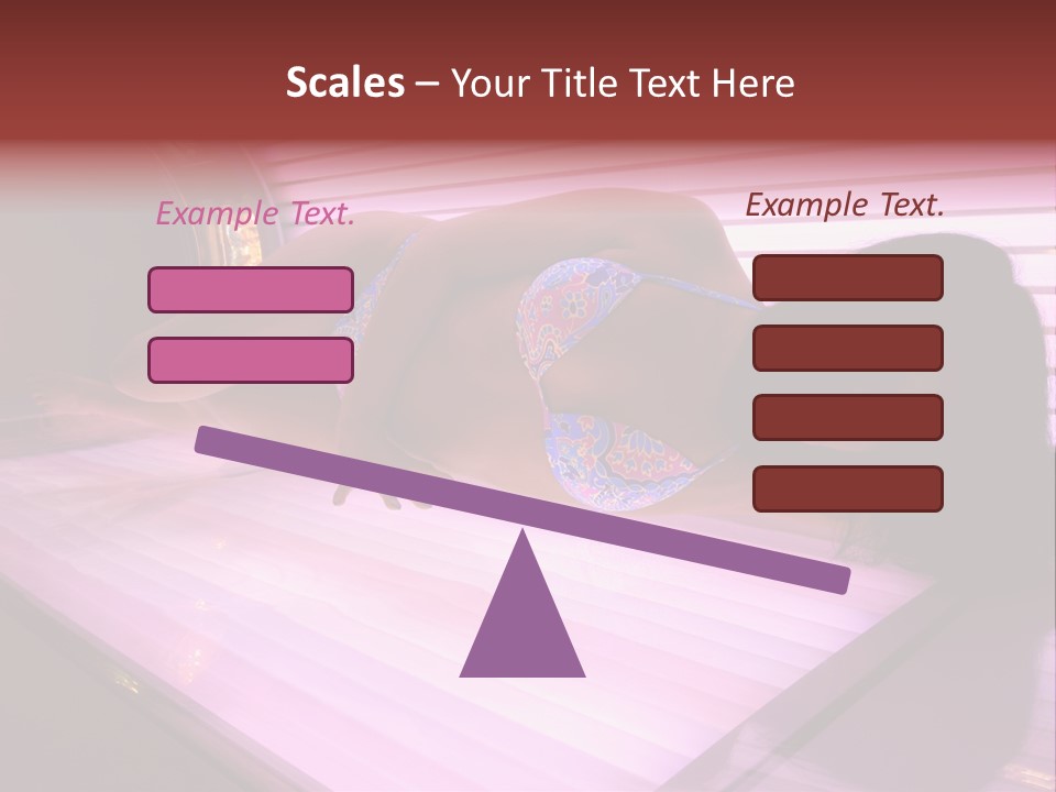 Healthcare Sunspot Suntan PowerPoint Template