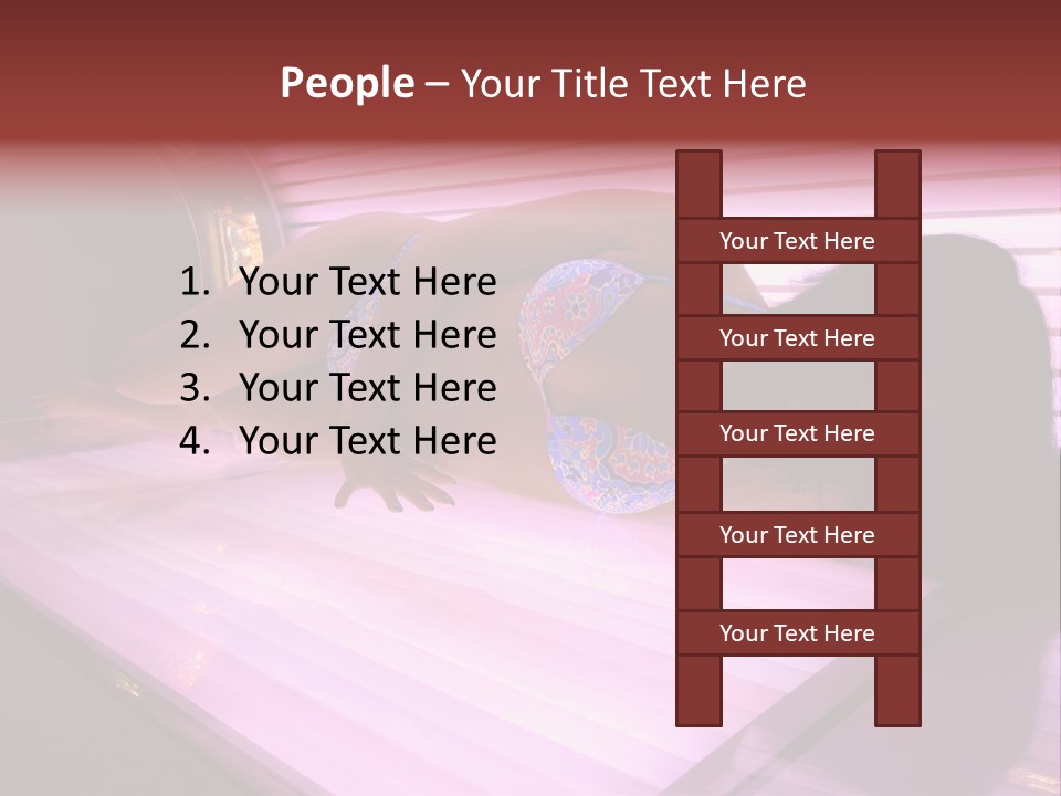 Healthcare Sunspot Suntan PowerPoint Template