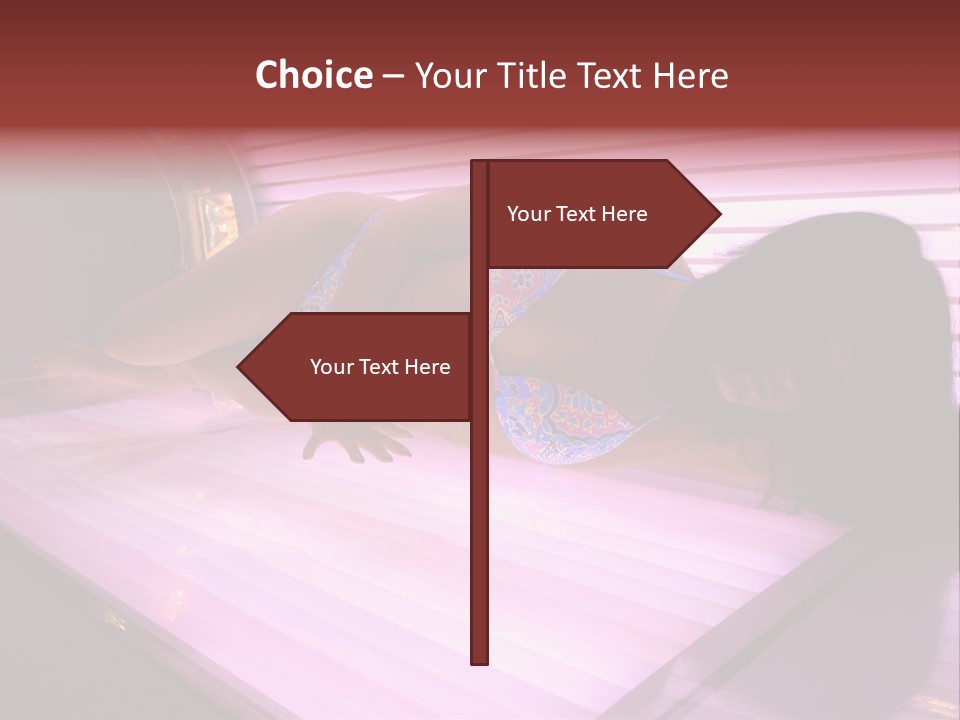 Healthcare Sunspot Suntan PowerPoint Template