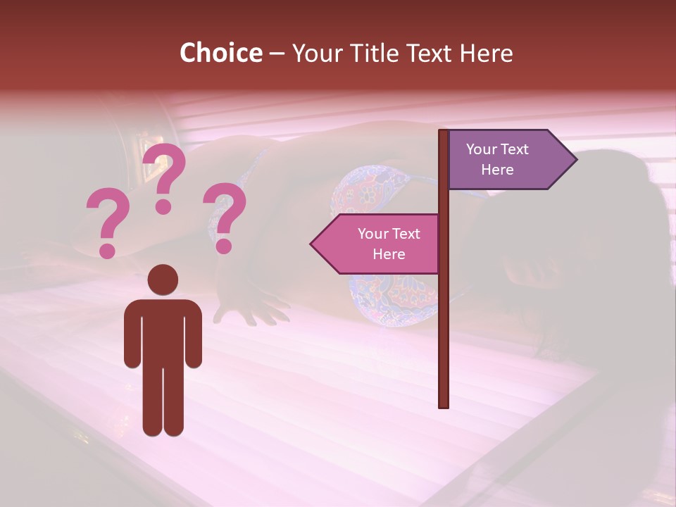 Healthcare Sunspot Suntan PowerPoint Template
