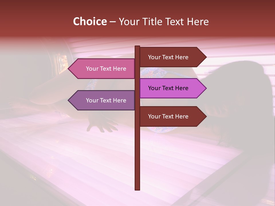 Healthcare Sunspot Suntan PowerPoint Template