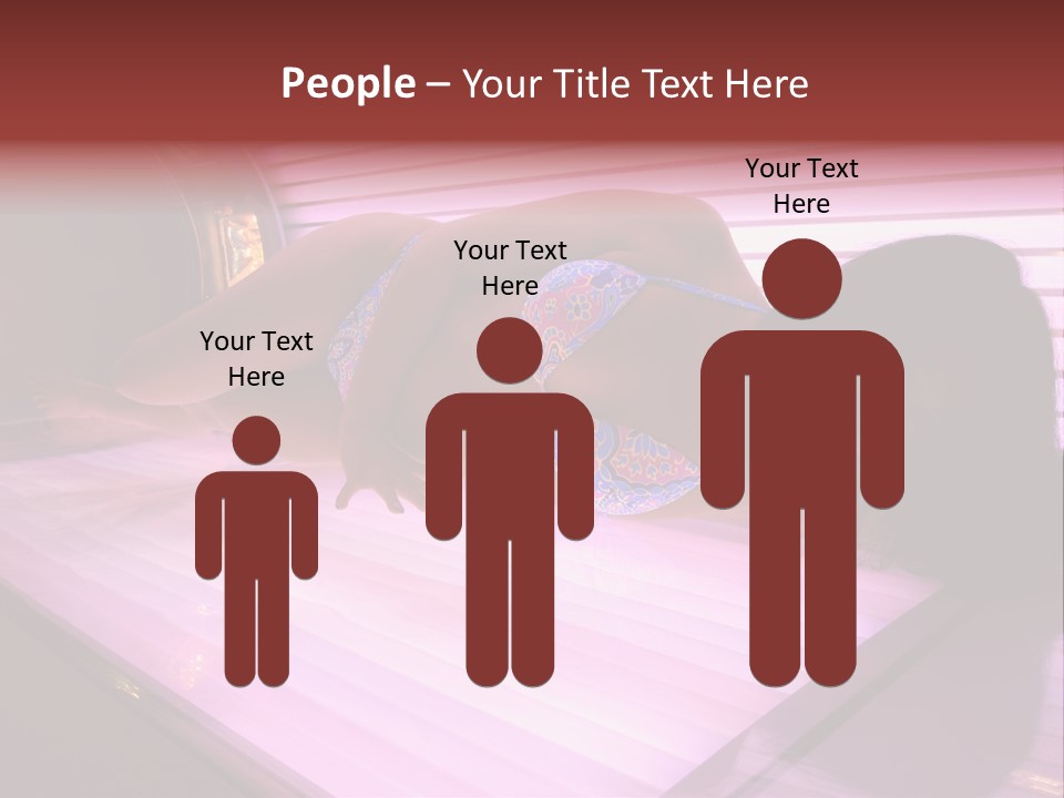 Healthcare Sunspot Suntan PowerPoint Template