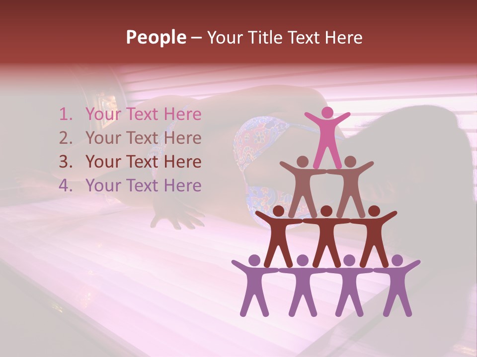 Healthcare Sunspot Suntan PowerPoint Template